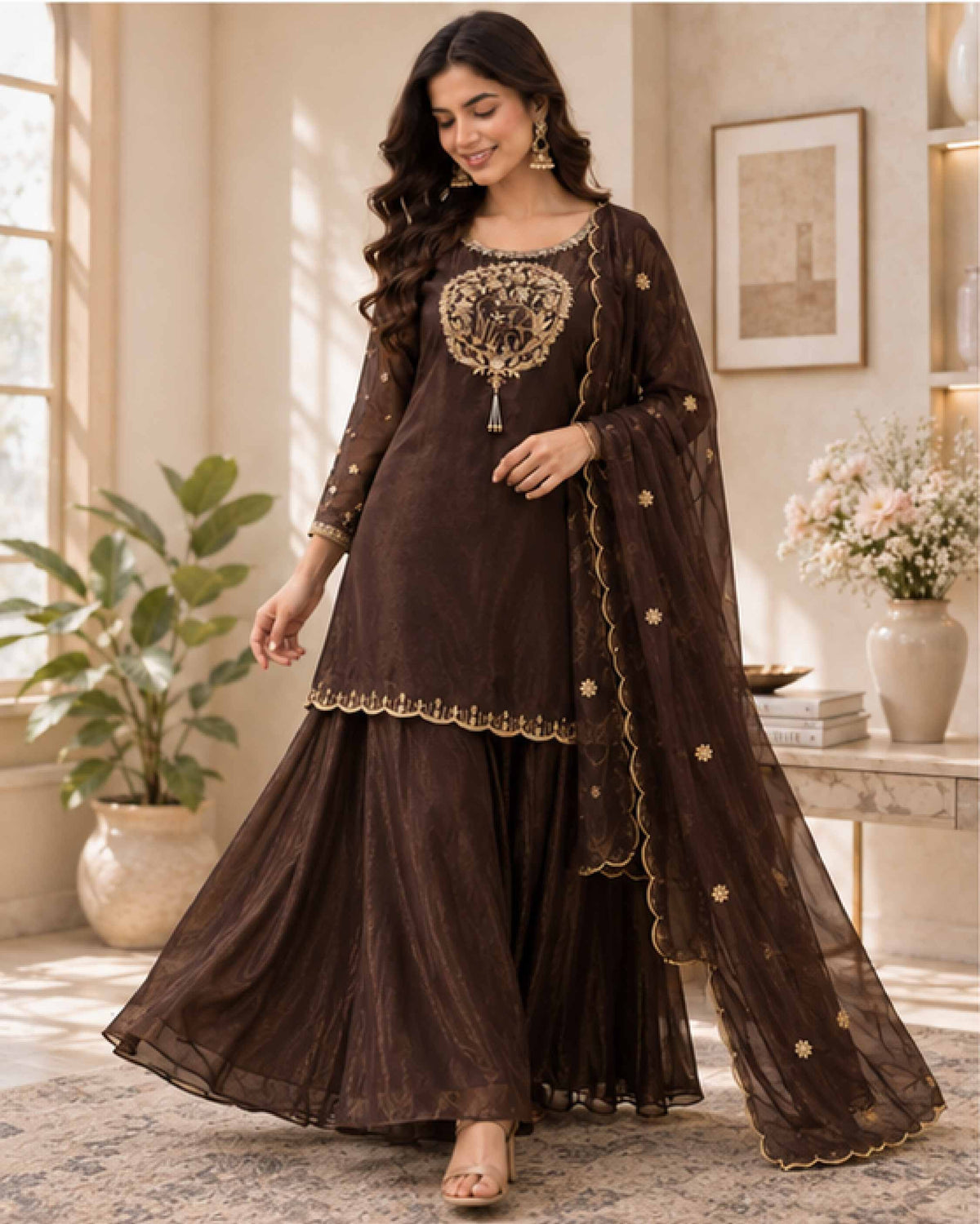 Classy Elegant Most Loved Designer Indo-western wear set For Women