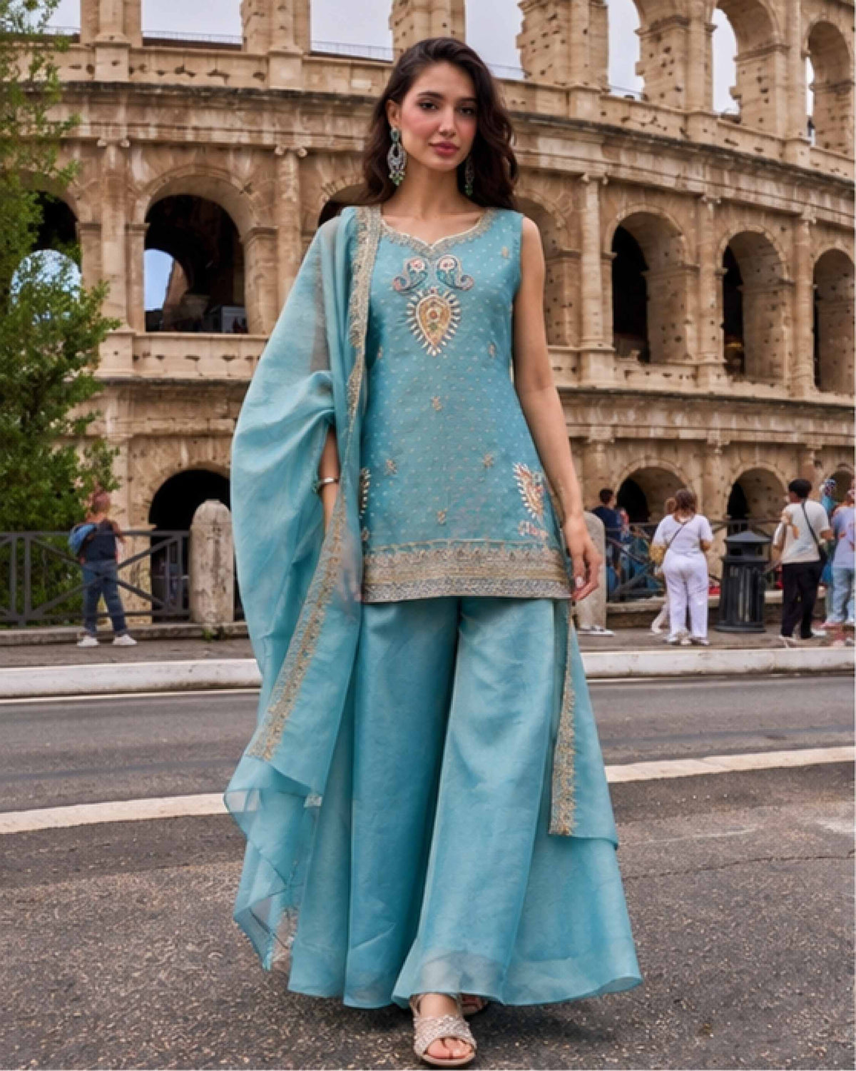 Classy Elegant Most Loved Designer Indo-western wear set For Women