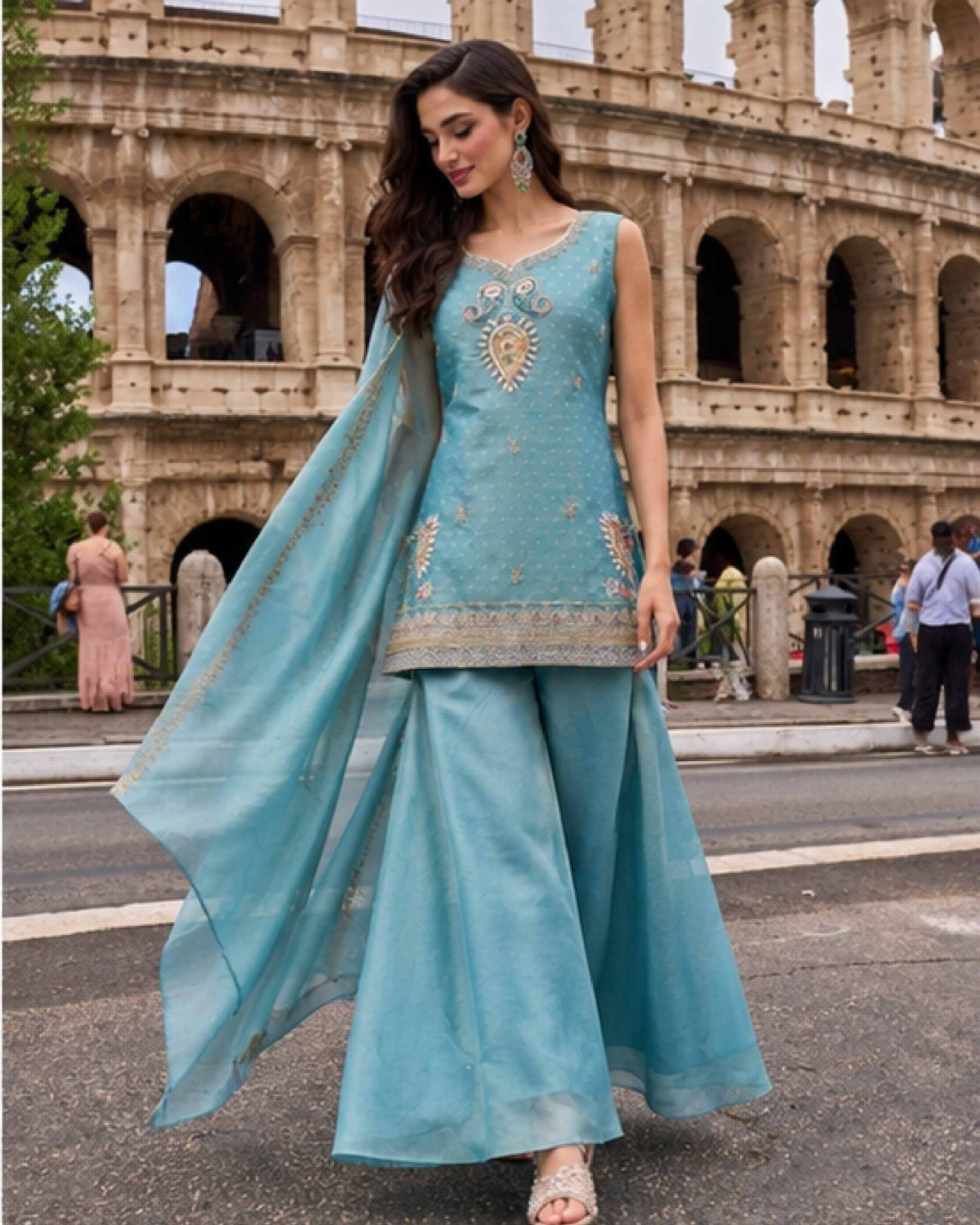 Classy Elegant Most Loved Designer Indo-western wear set For Women