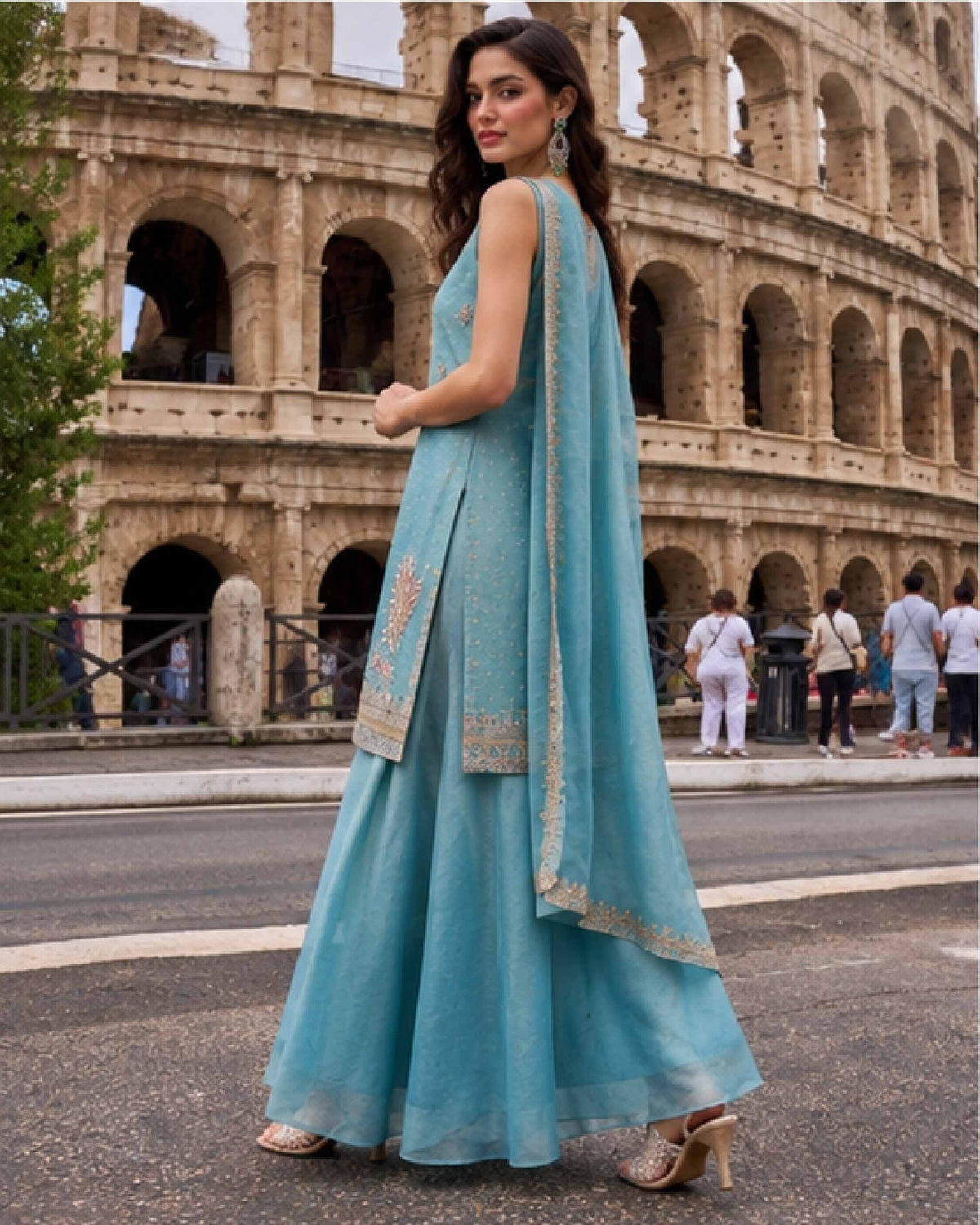 Classy Elegant Most Loved Designer Indo-western wear set For Women