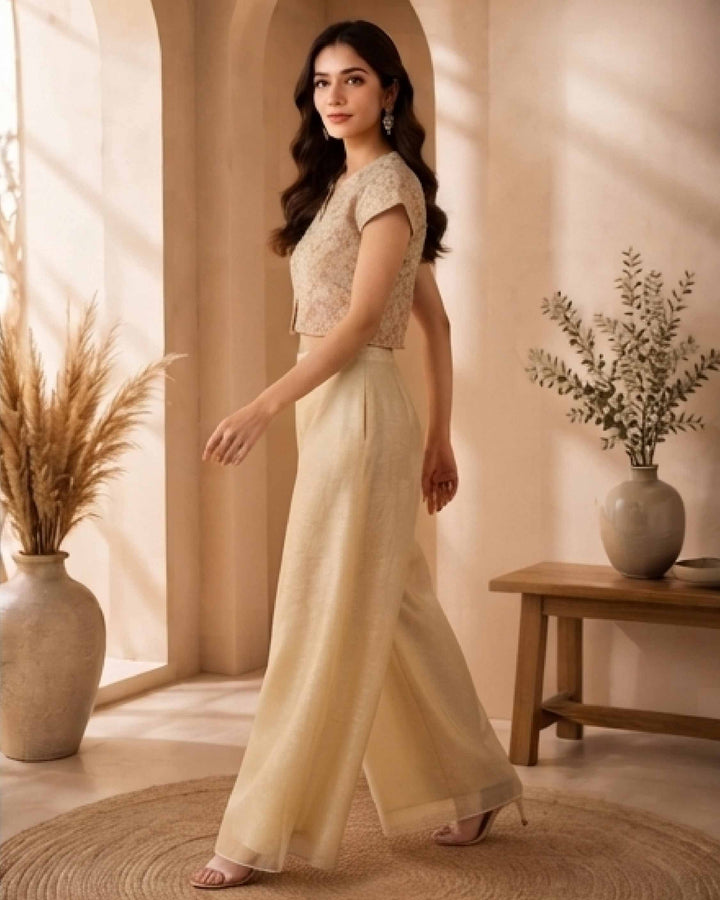 Classy Elegant Most Loved Designer Fusion Wear set For Women