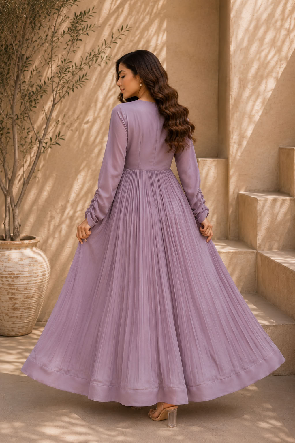 Classy Elegant Most Loved Designer Fusion Wear set For Women