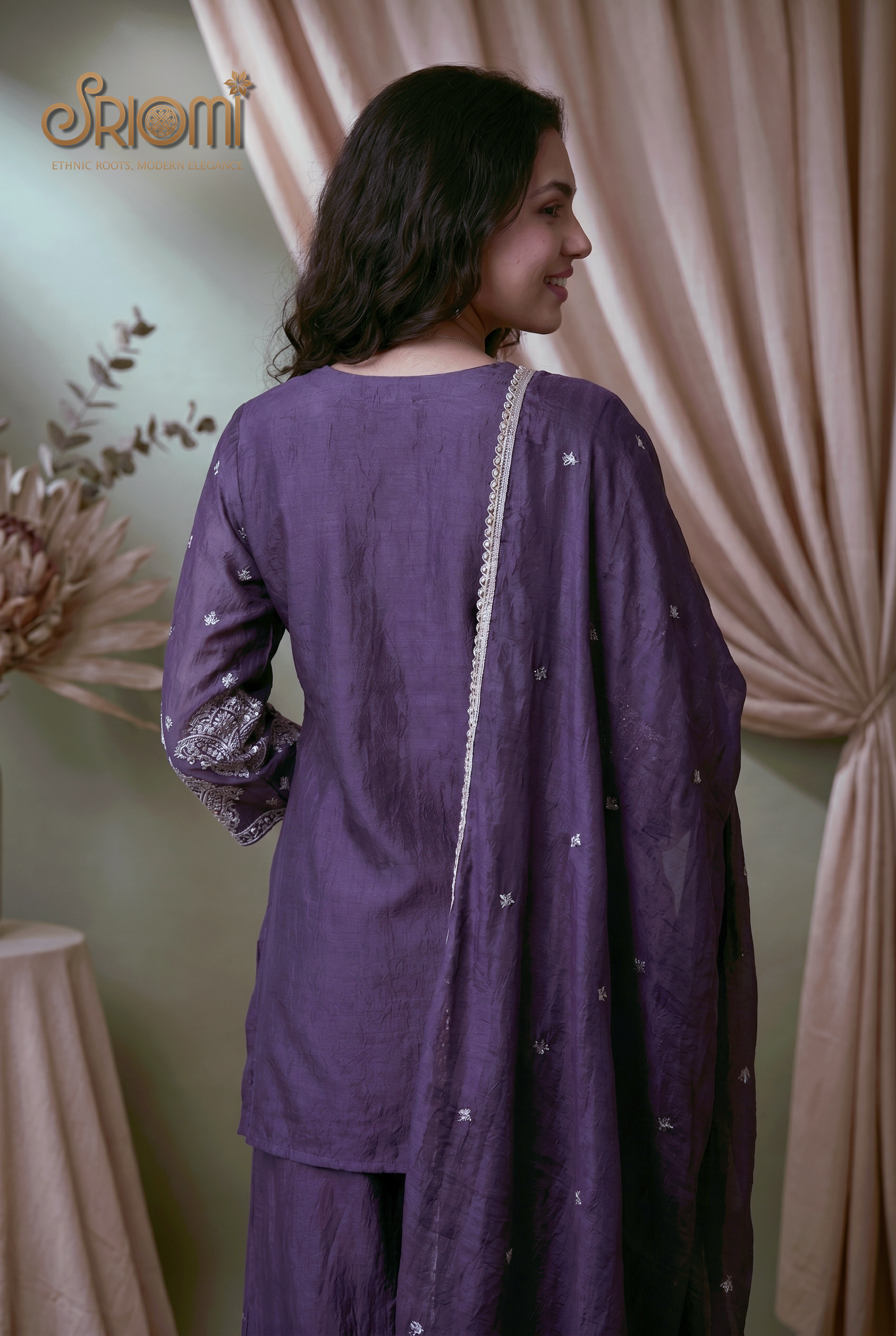 Designer Palazzo Suit Set