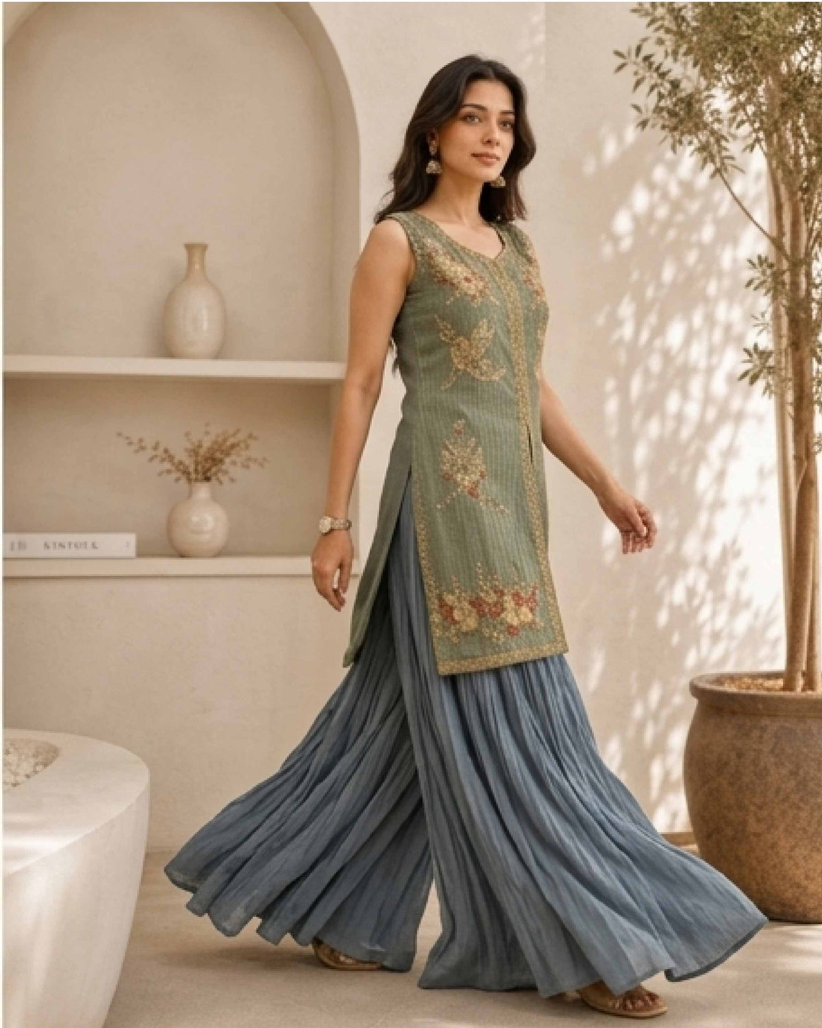 Classy Elegant Most Loved Designer Co-ord set For Women