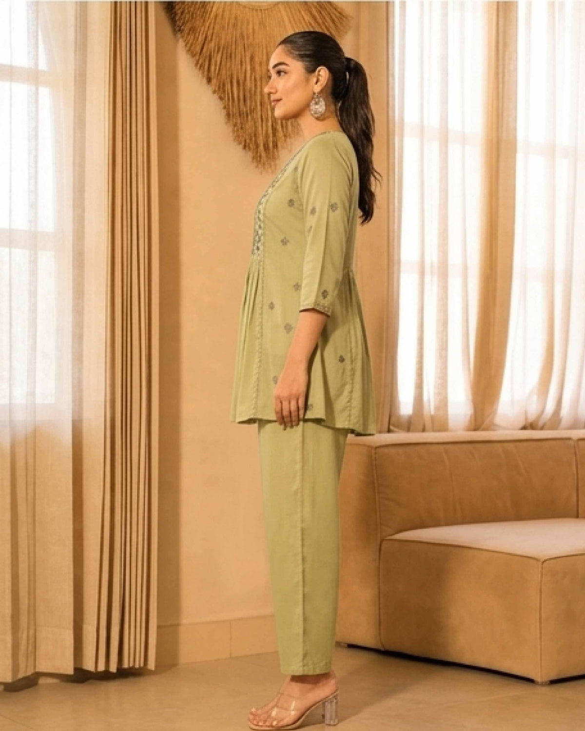 Classy Elegant Most Loved Designer Co-ord set For Women