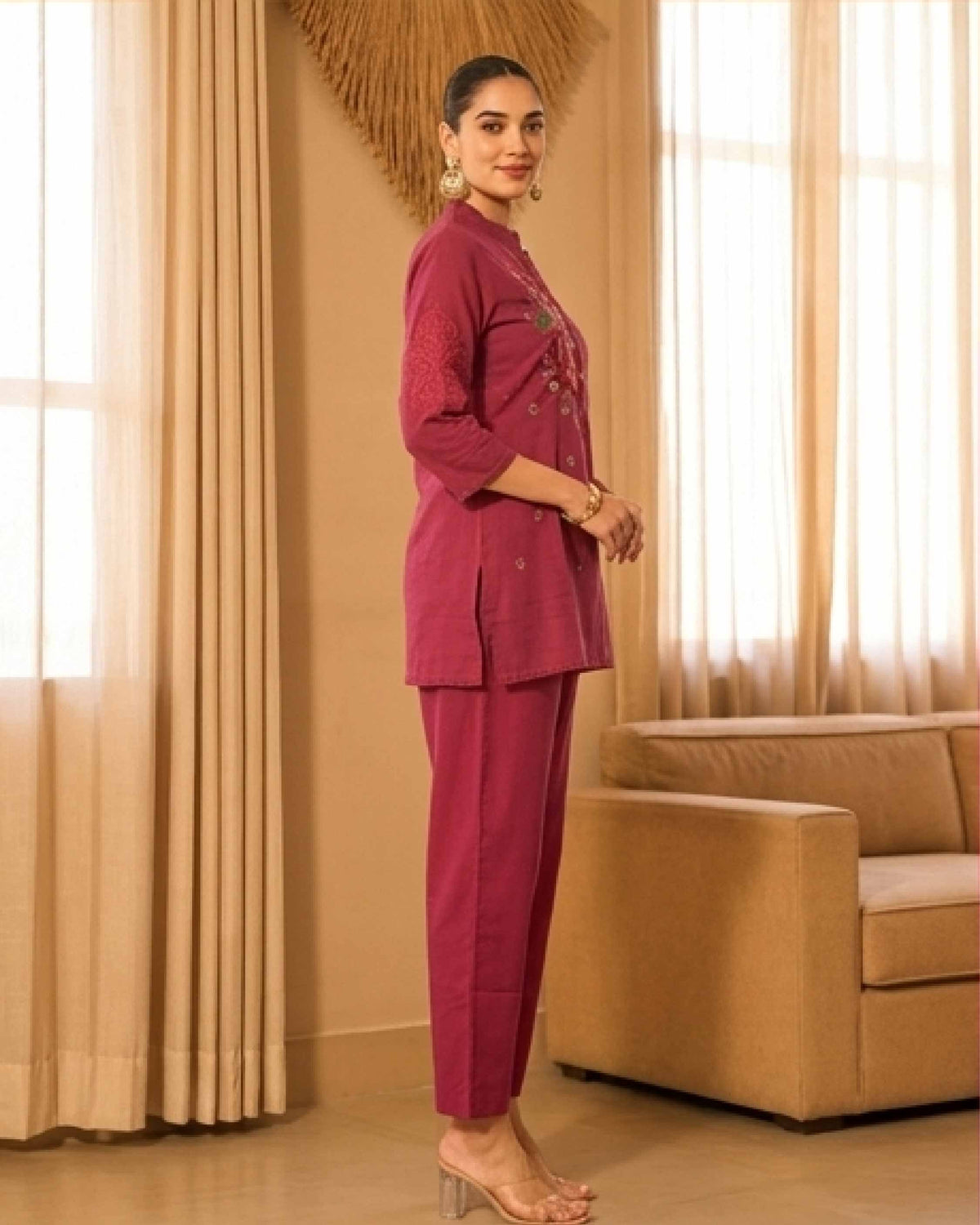 Classy Elegant Most Loved Designer Co-ord set For Women