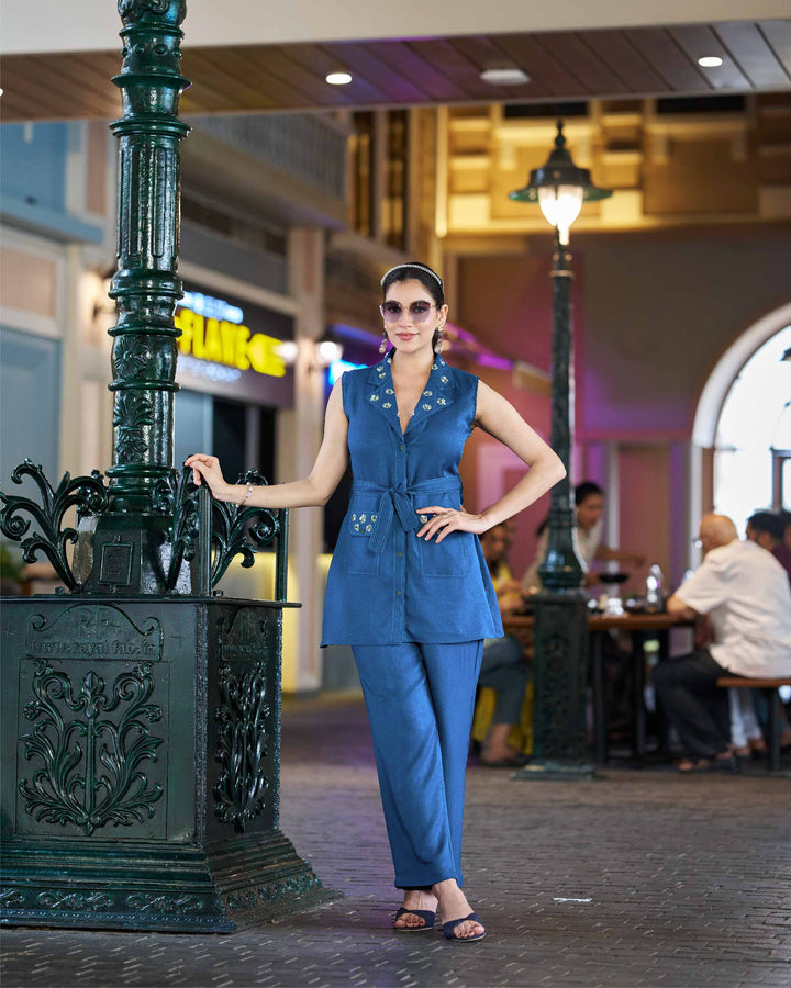 Classy Elegant Most Loved Designer Co-ord set For Women