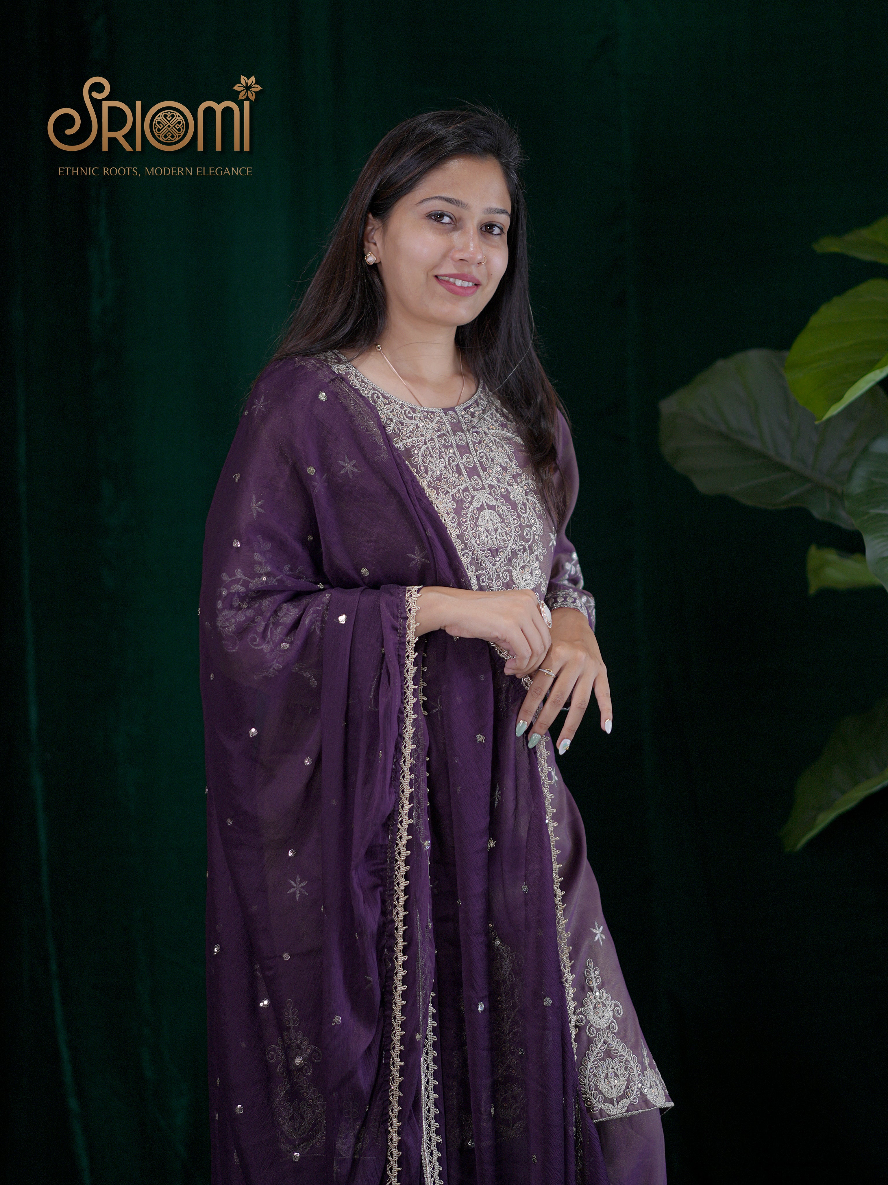 Kurta Palazzo Set with Dupatta