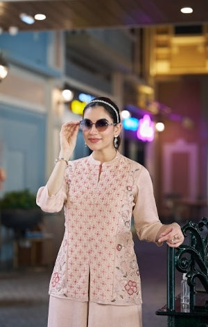 Classy Elegant Most Loved Indo-western Wear set  For Women