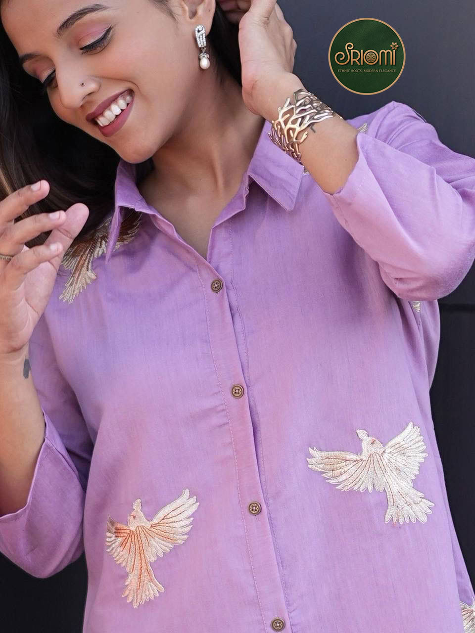 Women classy designer trendy co-ord set to look sophisticated