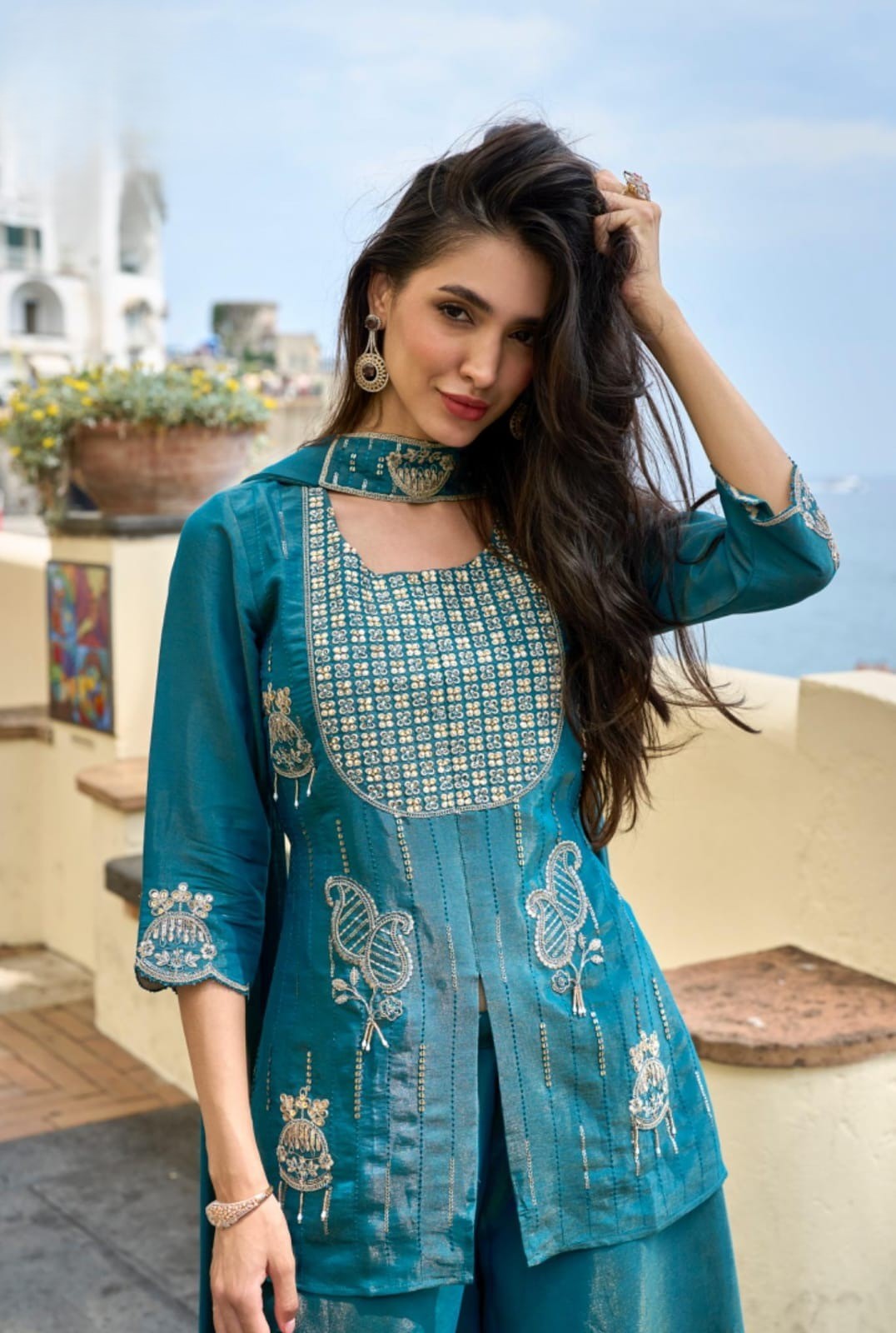 Classy Elegant Most Loved Designer Indo-western wear set For Women