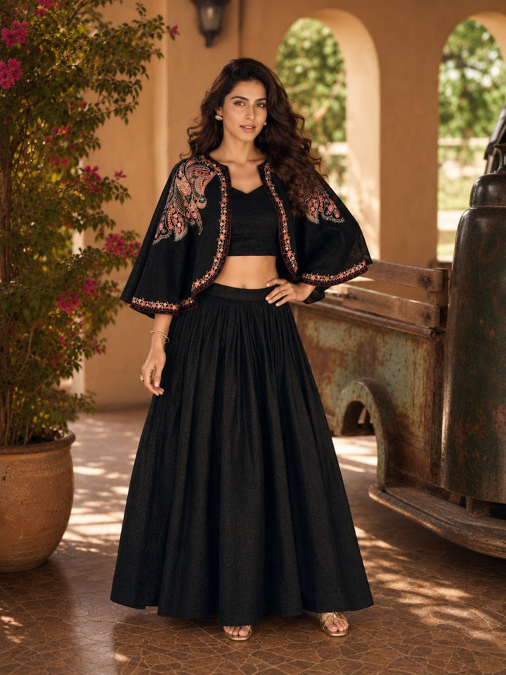 Classy Elegant Most Loved Fusion Wear set  For Women